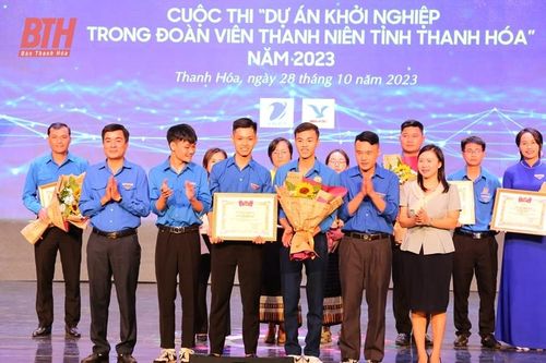 Chung kết cuộc thi 'Dự án khởi nghiệp trong đoàn viên, thanh niên tỉnh Thanh Hóa năm 2023'