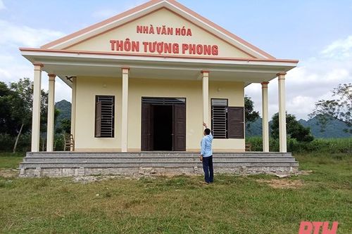 Huy động sức dân xây dựng nhà văn hóa thôn, khu phố ở Thạch Thành