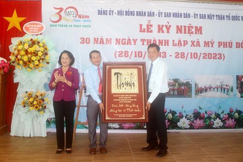 Kỷ niệm 30 năm Ngày thành lập xã Mỹ Phú Đông