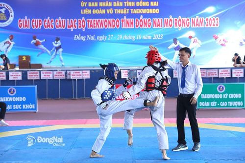 28 CLB tham dự Giải cúp các CLB taekwondo Đồng Nai mở rộng 2023