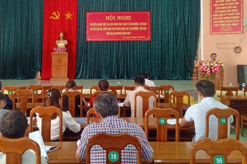 Ia Pa: Phổ biến các quy định của pháp luật về tôn giáo