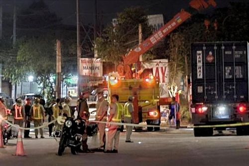 Container tông vào tổ tuần tra, 1 dân phòng thiệt mạng