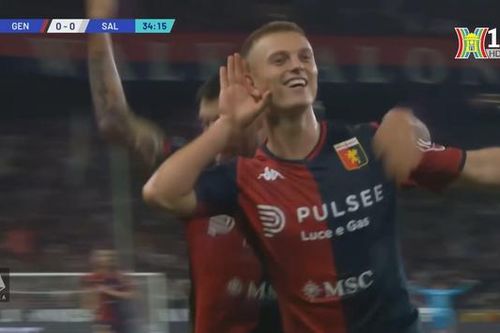 CLB Genoa thắng tối thiểu tại vòng 10 Serie A