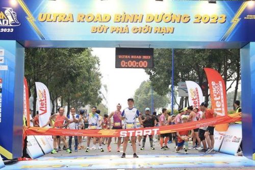 Sôi nổi Giải chạy đường dài 'Ultra Road Bình Dương 2023 - Bứt phá giới hạn'