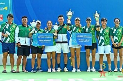 Giải Quần vợt vô địch trẻ toàn quốc và vô địch quốc gia - Cúp Nam Long 2023: Đoàn Quân đội nhất toàn đoàn