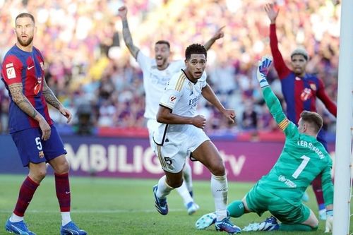 Cú đúp của Bellingham nhấn chìm Barcelona phút cuối