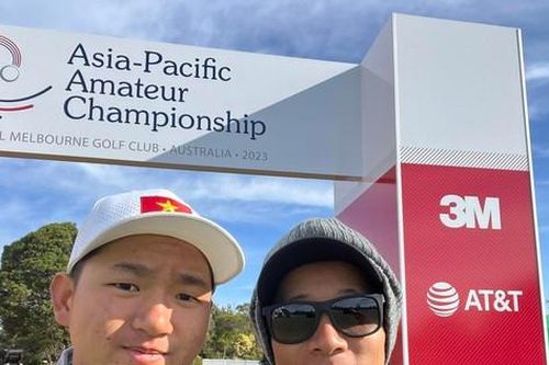 Anh Minh lọt tốp 4 golfer có vòng đấu âm tại giải vô địch nghiệp dư châu Á-Thái Bình Dương