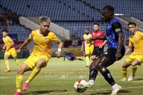 V.League 1-2023/24: Đội bóng Quảng Nam có điểm đầu tiên tại mùa giải