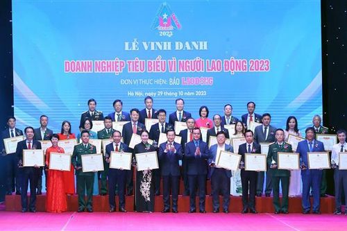 Vinh danh Doanh nghiệp tiêu biểu vì người lao động năm 2023