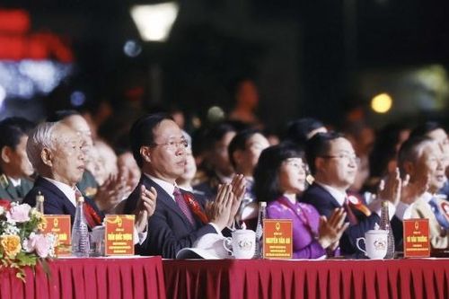 Chủ tịch nước Võ Văn Thưởng dự Lễ kỷ niệm 60 năm Ngày thành lập tỉnh Quảng Ninh