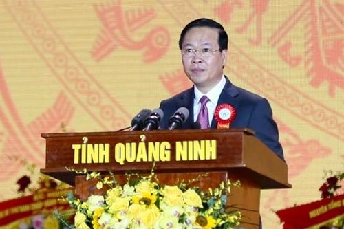 Chủ tịch nước Võ Văn Thưởng dự Lễ kỷ niệm 60 năm ngày thành lập tỉnh Quảng Ninh