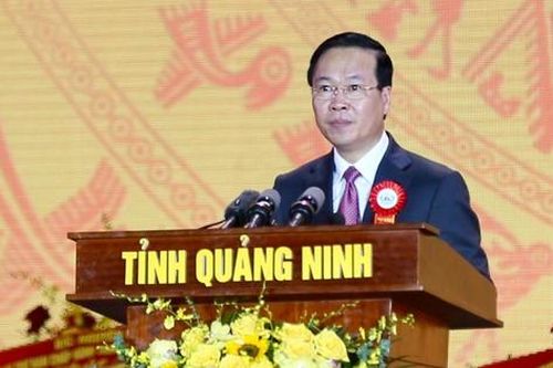Chủ tịch nước Võ Văn Thưởng dự lễ kỷ niệm 60 năm thành lập tỉnh Quảng Ninh