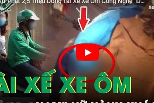 Tài xế xe ôm công nghệ 'động chạm' nữ khách 19 tuổi bị phạt 2,5 triệu đồng