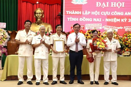 Đại hội thành lập Hội Cựu công an nhân dân tỉnh Đồng Nai