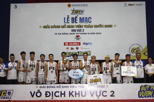 Đại học Đà Nẵng vô địch Giải bóng rổ sinh viên toàn quốc khu vực II- năm 2023