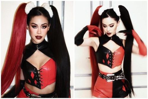 Hóa trang Halloween, rich kid Tiên Nguyễn ăn mặc đẹp hết cỡ