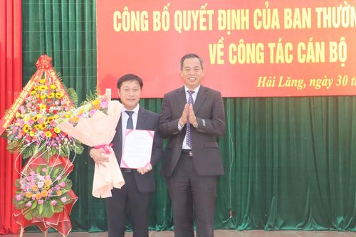 Quảng Trị điều động, bổ nhiệm nhiều lãnh đạo chủ chốt