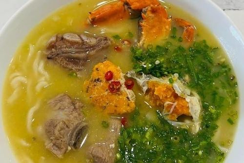 Độc đáo món cháo mì Quảng Bình, nhồi bột càng kỹ sợi mì càng ngon