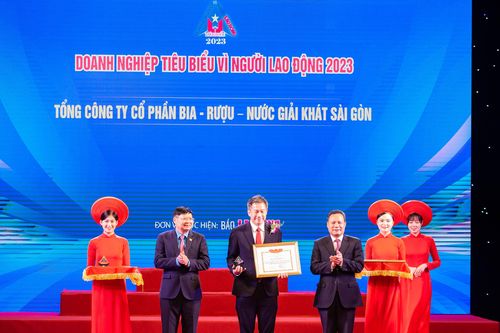 Sabeco được vinh danh 'Doanh nghiệp tiêu biểu vì người lao động'