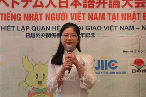 Sôi động cuộc thi hùng biện tiếng Nhật dành cho người Việt Nam tại Nhật Bản