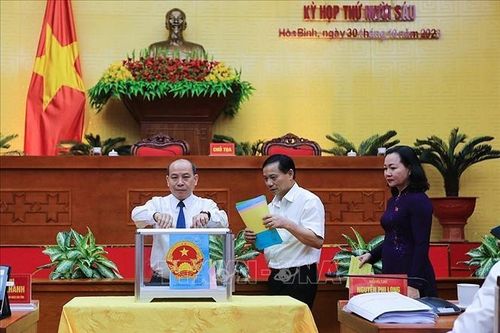 Hòa Bình: Lấy phiếu tín nhiệm 25 người giữ chức vụ do Hội đồng nhân dân tỉnh bầu