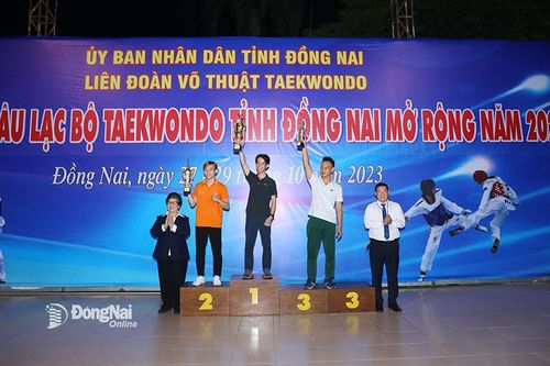 Bế mạc Giải cúp các CLB taekwondo Đồng Nai mở rộng 2023