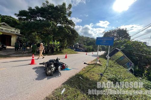 Đình Lập: Tai nạn giao thông trên tuyến quốc lộ 4B khiến 1 người tử vong