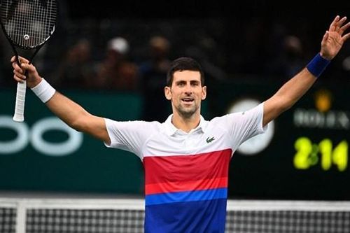 Tay vợt số 1 Djokovic 6 lần vô địch Paris Masters