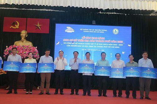 Thành phố Hồ Chí Minh bổ sung 12.798 quyển sách cho cơ sở trong năm 2023