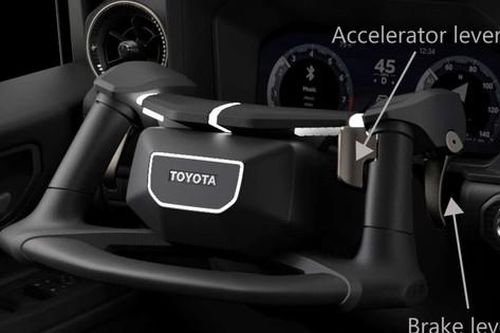Vô-lăng trên Toyota Land Cruiser mới có cách dùng giống xe mô tô
