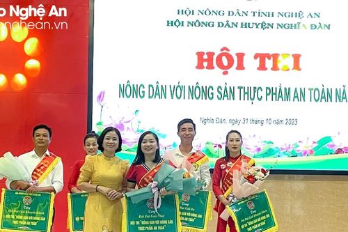 Hội thi 'Nông dân Nghệ An với nông sản thực phẩm an toàn năm 2023'