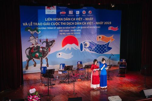 Trao giải quộc thi dịch dân ca của Việt Nam và Nhật Bản năm 2023
