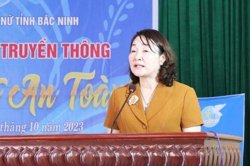 Bắc Ninh: Truyền thông 'Chiếc thớt an toàn' cho gần 500 cán bộ, hội viên phụ nữ