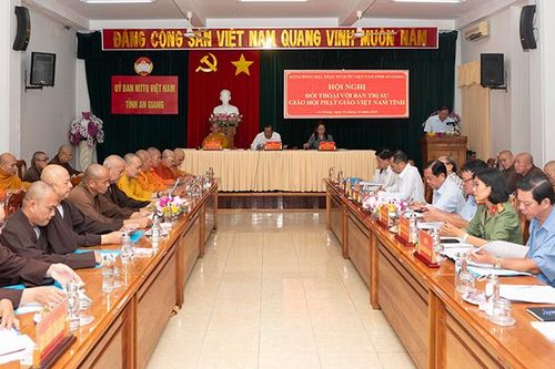 Đối thoại với Ban Trị sự Giáo hội Phật giáo Việt Nam tỉnh An Giang