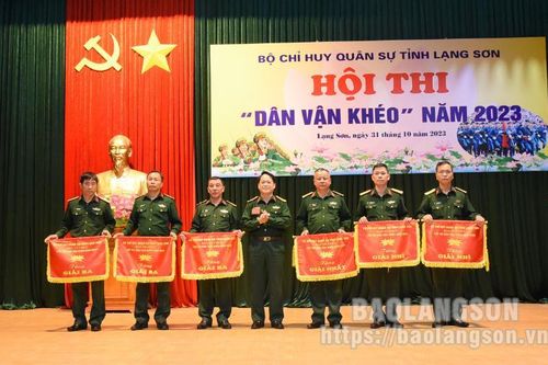 Bộ Chỉ huy Quân sự tỉnh tổ chức hội thi 'Dân vận khéo' năm 2023