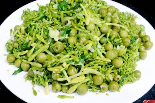 Món ăn hấp dẫn từ hoa đu đủ