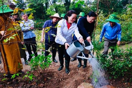 Phó Thủ tướng Trần Hồng Hà trồng Xích Tùng Yên Tử