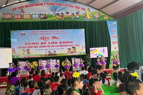 Trường Mầm non Duyên Hải (TP Lào Cai) vượt khó nuôi dưỡng, giáo dục trẻ, hết lòng vì học sinh