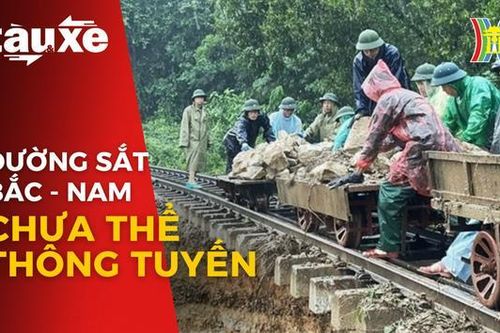Tình hình sạt lở trên tuyến đường sắt Bắc - Nam