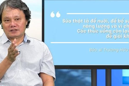 Các mẹ cần phân biệt sữa thật để nuôi, còn sữa trái cây để giải khát