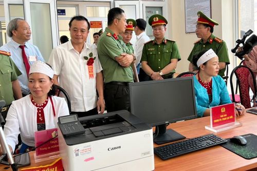 Chính thức đưa vào sử dụng trụ sở làm việc Công an xã Minh Quang