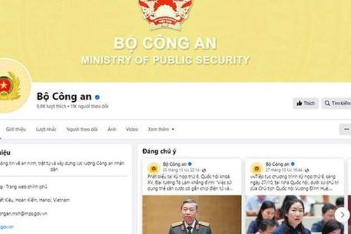 Ra mắt Fanpage Bộ Công an: Kênh thông tin chính sách, pháp luật quan trọng trên mạng xã hội