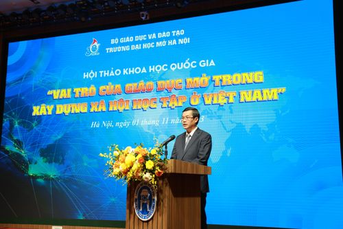 Thúc đẩy xây dựng xã hội học tập và giáo dục mở