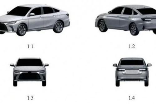 Toyota Vios thế hệ mới được đăng ký kiểu dáng tại Việt Nam