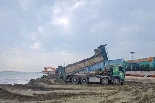 Triển khai phương án đảm bảo thi công dự án cảng container Long Sơn
