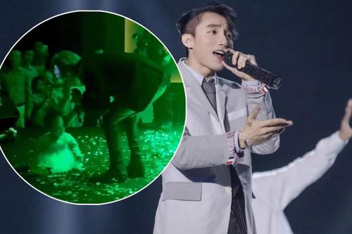 Sơn Tùng quên lời khi đang hát, có hành động khi thấy bé gái ngồi lăn lóc trên sân khấu