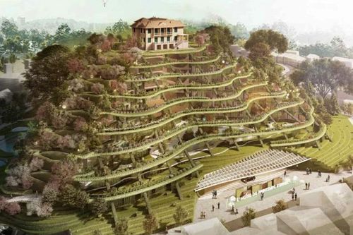 Đà Lạt vẫn muốn di dời Dinh Tỉnh trưởng để xây khách sạn đồi Dinh cao 9 tầng