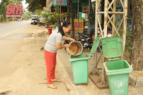Hiệu quả từ việc phân loại, xử lý rác tại nhà ở huyện Ngọc Lặc