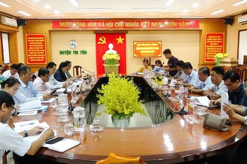 Sở Nội vụ tỉnh An Giang kiểm tra công tác nội vụ tại huyện Tri Tôn