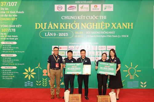 Dự án kết nối con người với tự nhiên đạt giải Nhất Cuộc thi dự án Khởi nghiệp xanh - lần 9